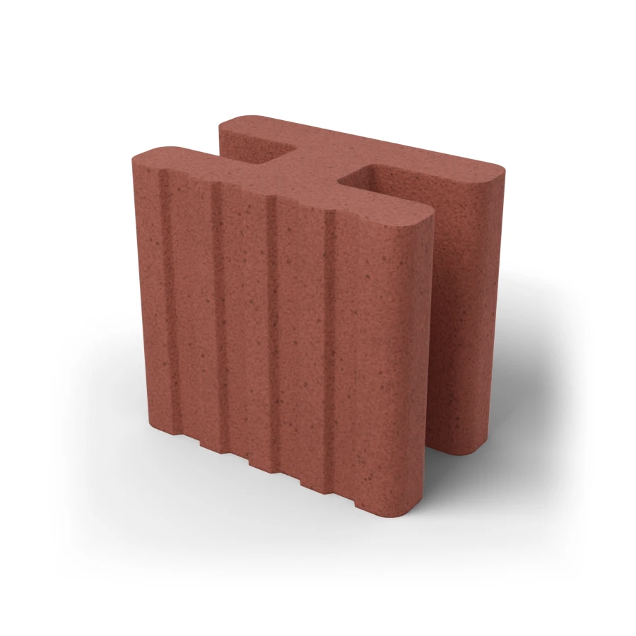 Visualisierung: Vablo Duo-Flex – Rot, 3D-Produktansicht