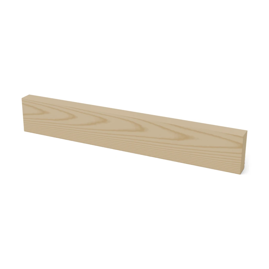 Visualisierung: Vablo Holzriegel 100 × 16 cm, 3D-Produktansicht